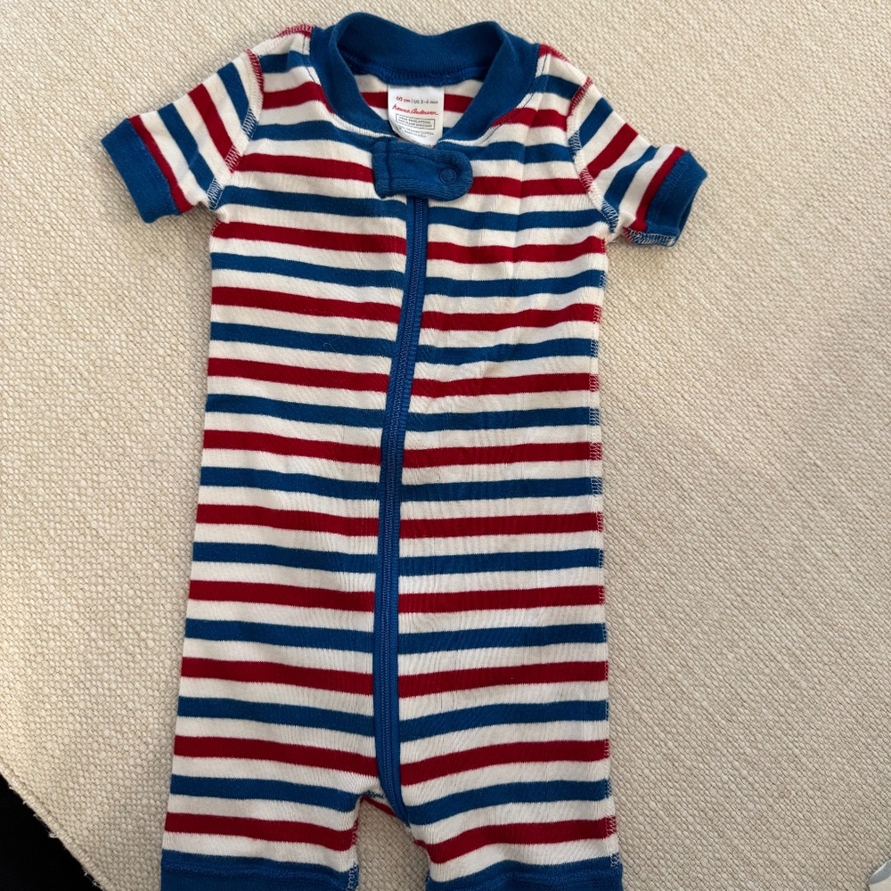 Hanna Andersson Zip Shortie Baby Romper